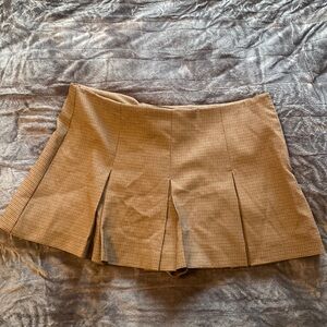 ZARA pleated mini skirt